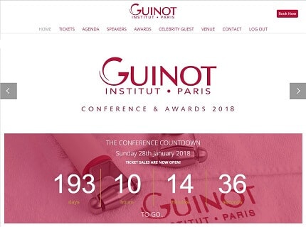 Conference website for Guinot Institut